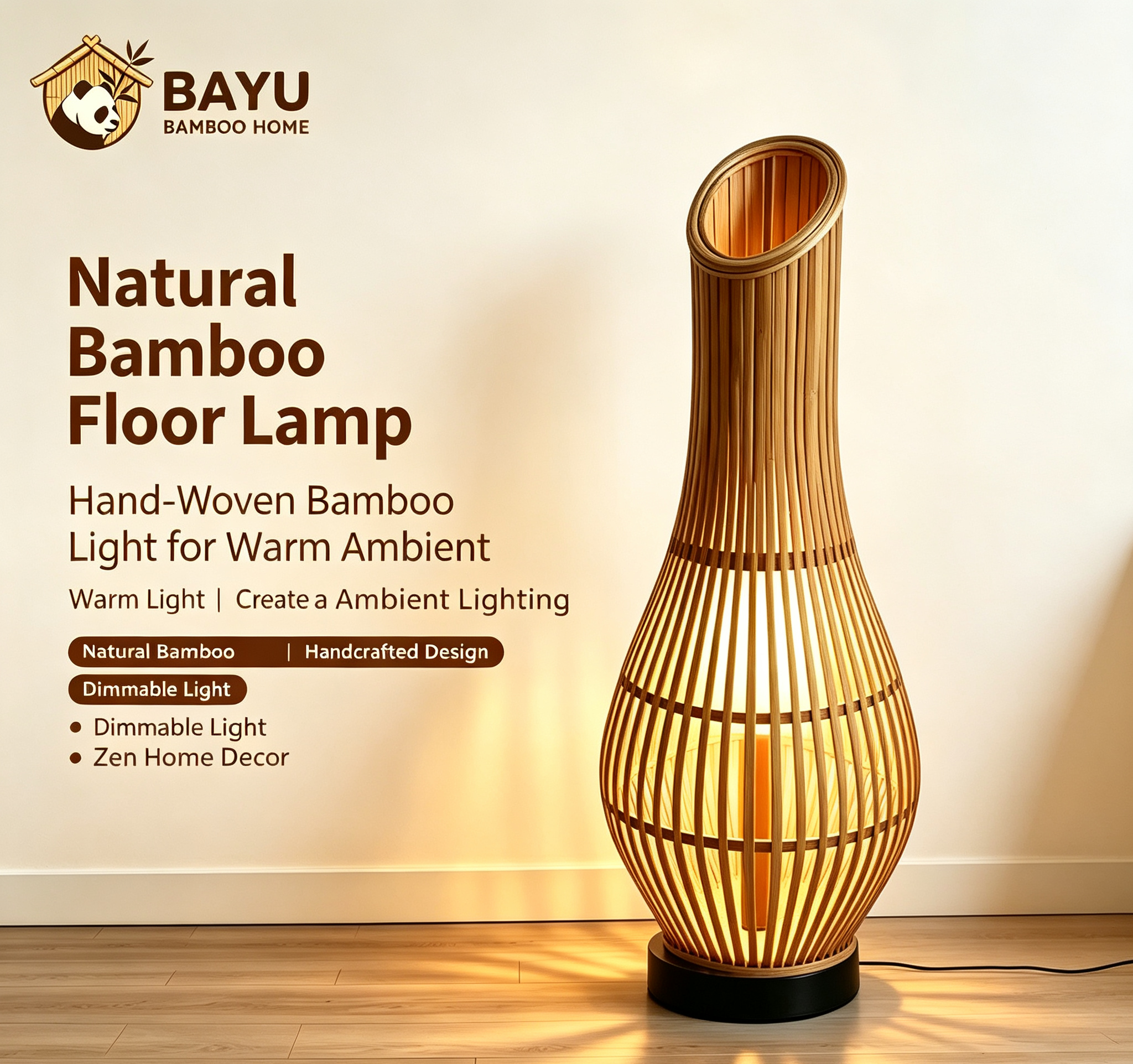 Natural Eco‑Friendly Bamboo
