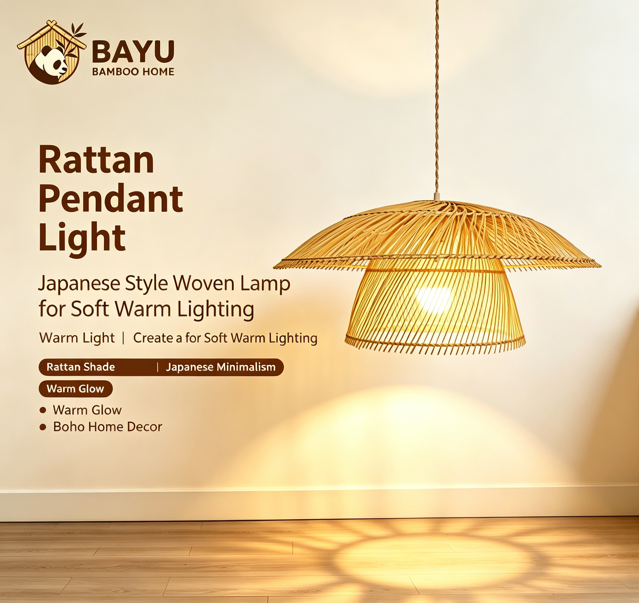 Rattan Pendant Light