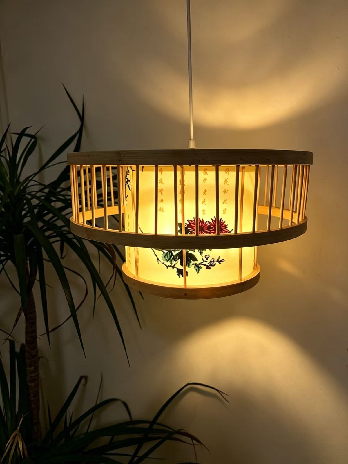 Bamboo Pendant Lamp – Chinese Style Ceiling Light